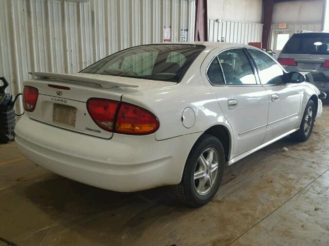 1G3NL52F74C132396 - 2004 OLDSMOBILE ALERO GL WHITE photo 4