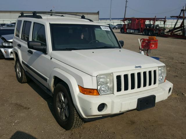 1J8HG48N16C244911 - 2006 JEEP COMMANDER WHITE photo 1
