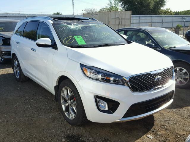 5XYPK4A57HG296036 - 2017 KIA SORENTO SX WHITE photo 1