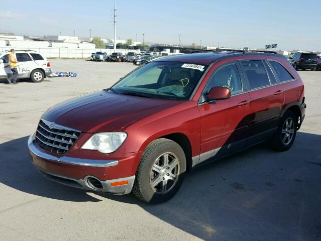 2A8GF68X57R114800 - 2007 CHRYSLER PACIFICA T RED photo 2