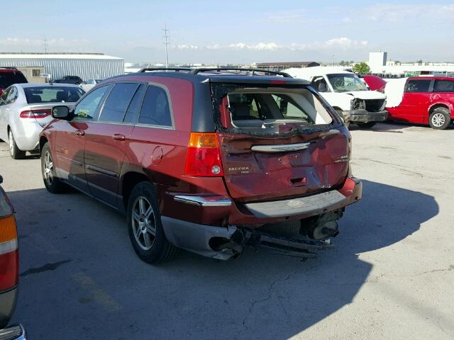 2A8GF68X57R114800 - 2007 CHRYSLER PACIFICA T RED photo 3