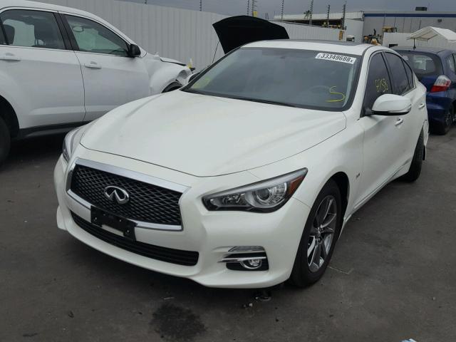 JN1EV7AR3HM840522 - 2017 INFINITI Q50 PREMIU WHITE photo 2