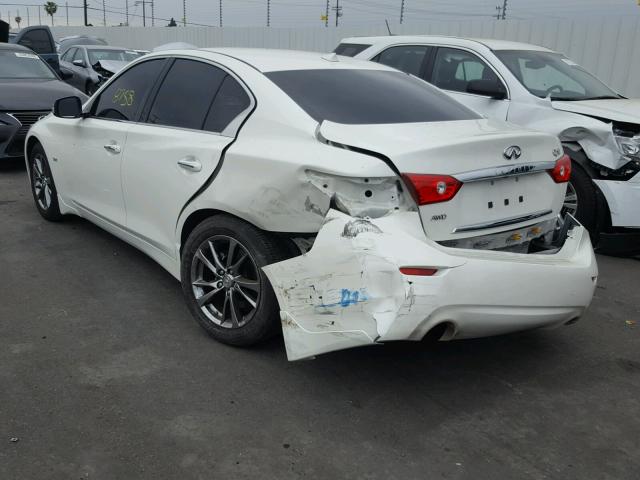 JN1EV7AR3HM840522 - 2017 INFINITI Q50 PREMIU WHITE photo 9