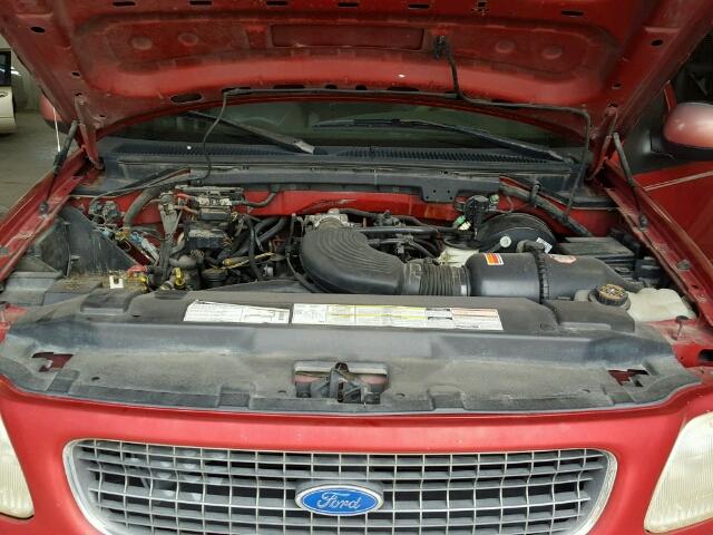 1FMFU18L3VLB73127 - 1997 FORD EXPEDITION RED photo 7