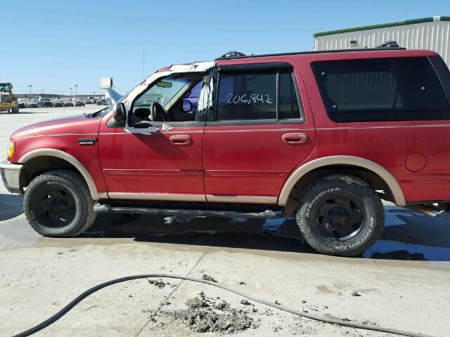 1FMFU18L3VLB73127 - 1997 FORD EXPEDITION RED photo 9