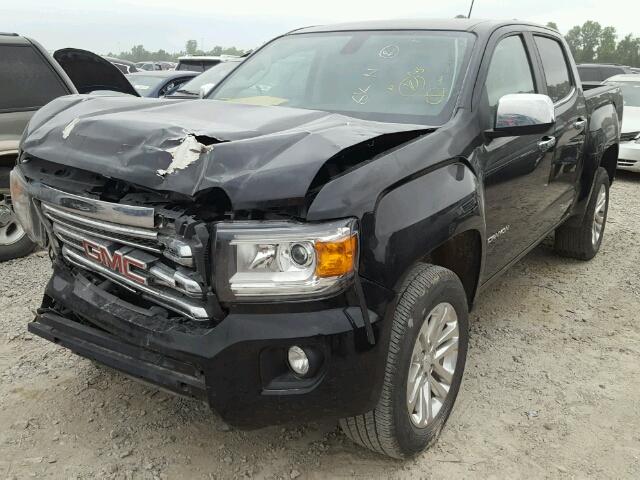 1GTG5DE35G1297586 - 2016 GMC CANYON SLT BLACK photo 2