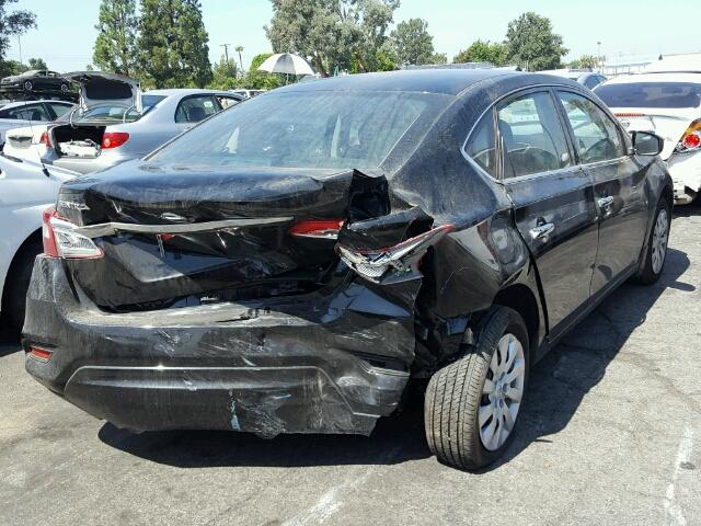 3N1AB7AP2HY299367 - 2017 NISSAN SENTRA S BLACK photo 4