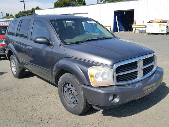 1D4HB48N34F217956 - 2004 DODGE DURANGO SL GRAY photo 1