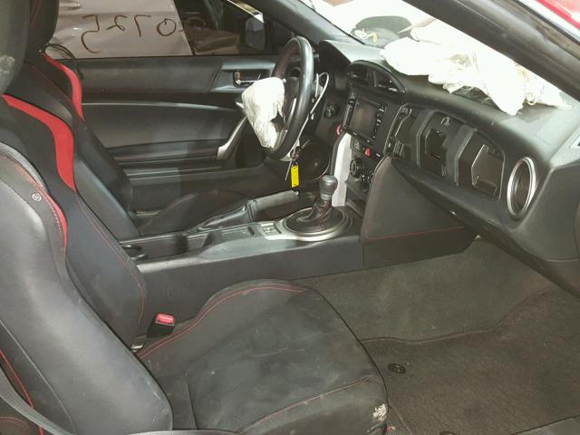 JF1ZNAA10F8701031 - 2015 TOYOTA SCION FR-S წითელი ფოტო 5