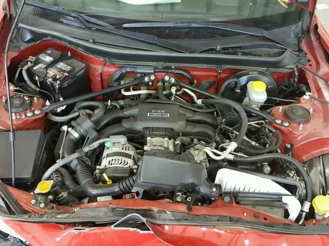 JF1ZNAA10F8701031 - 2015 TOYOTA SCION FR-S წითელი ფოტო 7