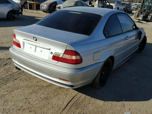 WBABN53411JU36712 - 2001 BMW 330 CI SILVER photo 4