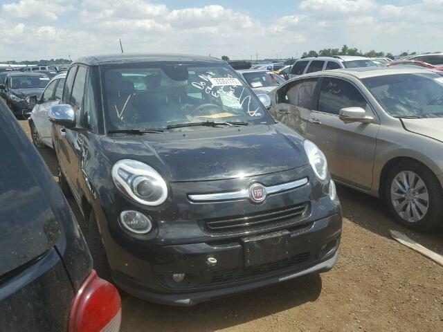 ZFBCFACH1EZ010934 - 2014 FIAT 500L BLACK photo 1