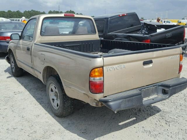 5TENL42N82Z009125 - 2002 TOYOTA TACOMA GOLD photo 3