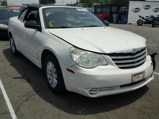 1C3LC45K18N668253 - 2008 CHRYSLER SEBRING WHITE photo 1