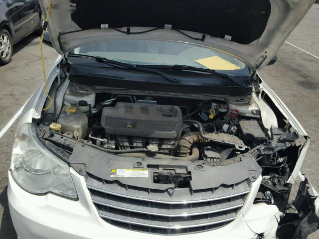 1C3LC45K18N668253 - 2008 CHRYSLER SEBRING WHITE photo 7