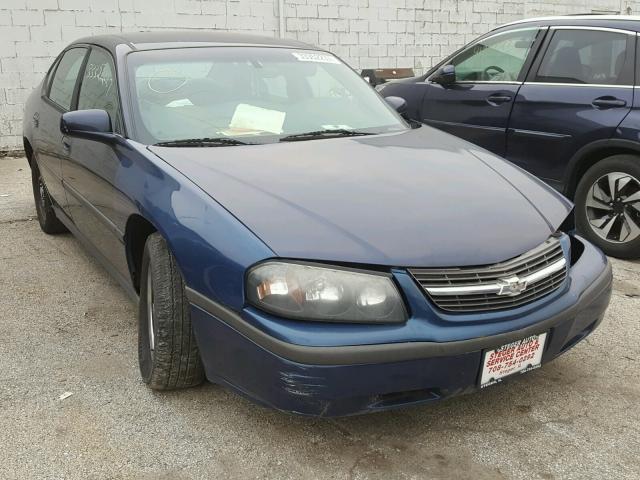 2G1WF55K9Y9378277 - 2000 CHEVROLET IMPALA BLUE photo 1