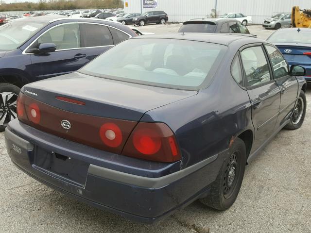 2G1WF55K9Y9378277 - 2000 CHEVROLET IMPALA 蓝色 照片 4