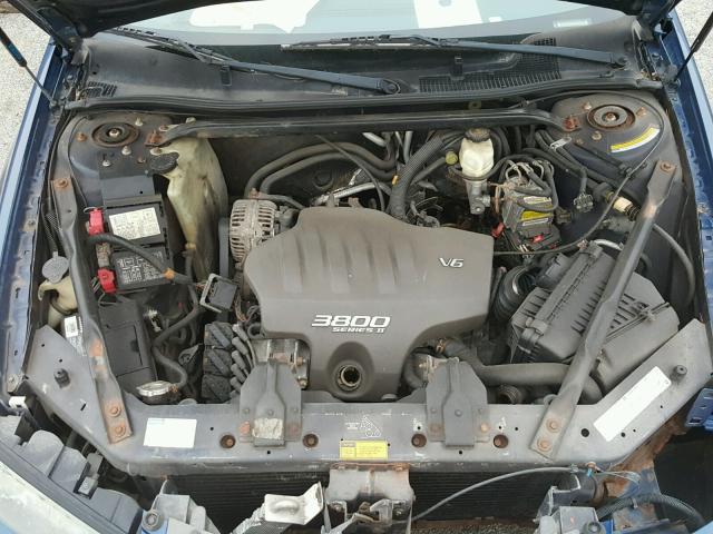 2G1WF55K9Y9378277 - 2000 CHEVROLET IMPALA 蓝色 照片 7