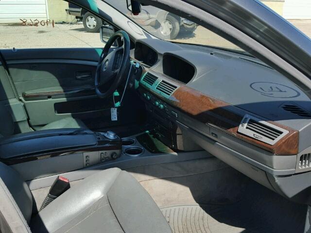 WBAGN63414DS50859 - 2004 BMW 745 LI 灰色 照片 5