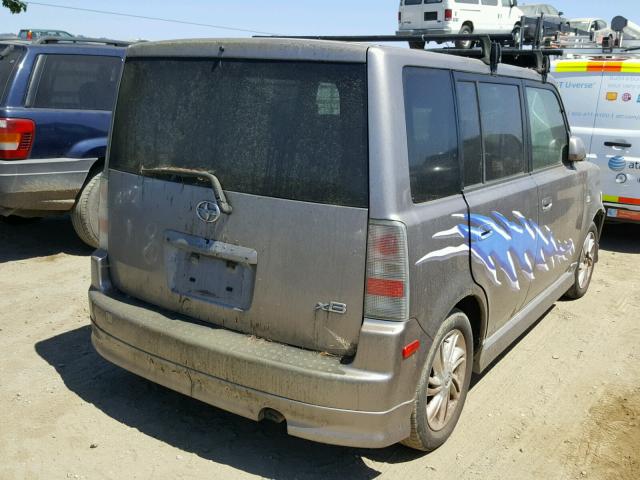 JTLKT324940131021 - 2004 TOYOTA SCION XB SILVER photo 4