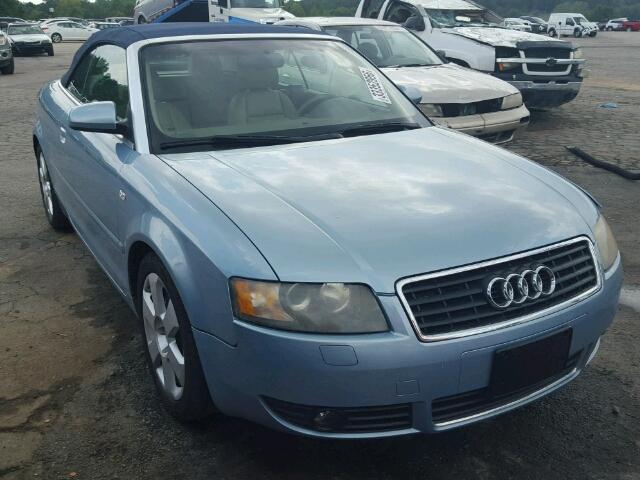 WAUAC48H46K011591 - 2006 AUDI A4 1.8 CAB BLUE photo 1