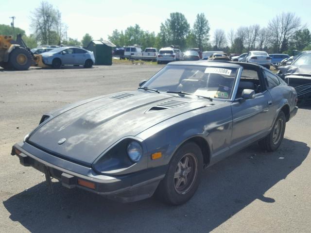 JN1HZ04S1DX559402 - 1983 DATSUN 280ZX GRAY photo 2