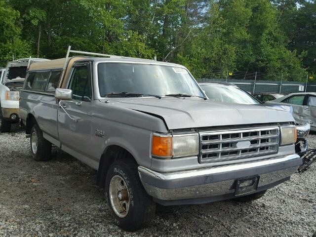 2FTEF14H6HCA77471 - 1987 FORD F150 GRAY photo 1