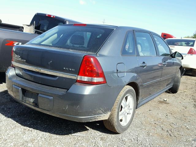 1G1ZT64845F301613 - 2005 CHEVROLET MALIBU MAX ნაცრისფერი ფოტო 4