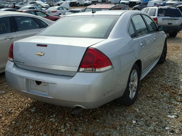 2G1WG5E35C1280473 - 2012 CHEVROLET IMPALA LT SILVER photo 4