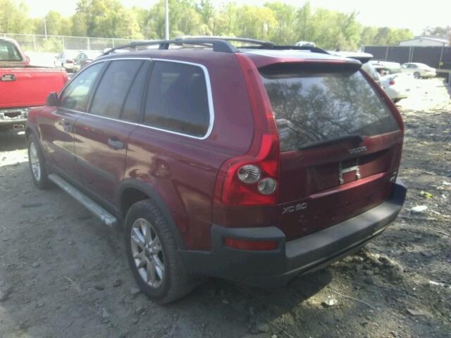 YV1CZ911351183646 - 2005 VOLVO XC90 T6 RED photo 3