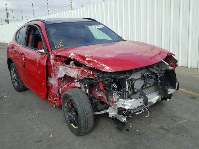 ZASFAKNN7J7B92198 - 2018 ALFA ROMEO STELVIO TI RED photo 1