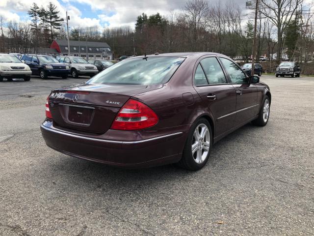 WDBUF87JX6X201447 - 2006 MERCEDES-BENZ E 350 4MAT MAROON photo 3