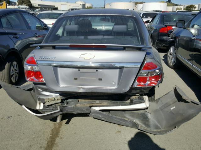 KL1TD56E69B394193 - 2009 CHEVROLET AVEO LS GRAY photo 9