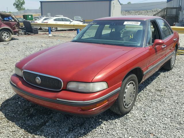 1G4HP52K3VH619934 - 1997 BUICK LESABRE CU RED photo 2