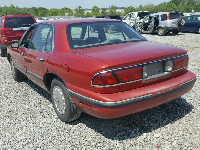 1G4HP52K3VH619934 - 1997 BUICK LESABRE CU RED photo 3