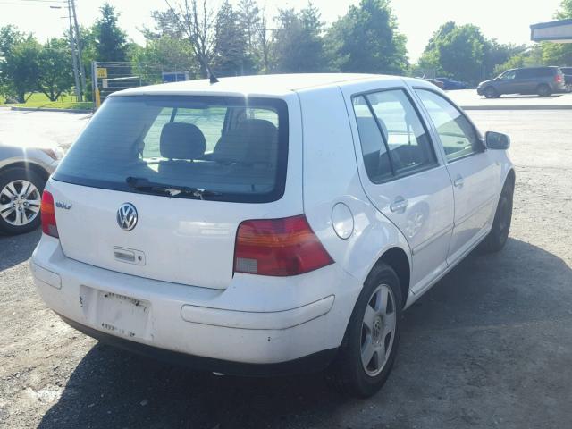 9BWGK61J724058319 - 2002 VOLKSWAGEN GOLF GLS WHITE photo 4