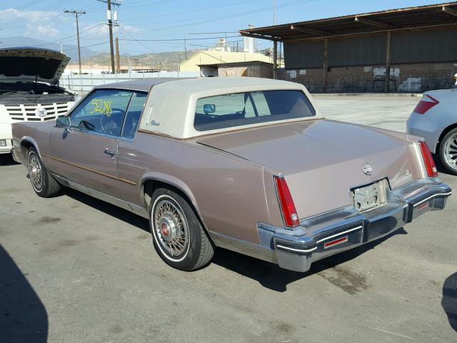 1G6AL5788EE660708 - 1984 CADILLAC ELDORADO GOLD photo 3