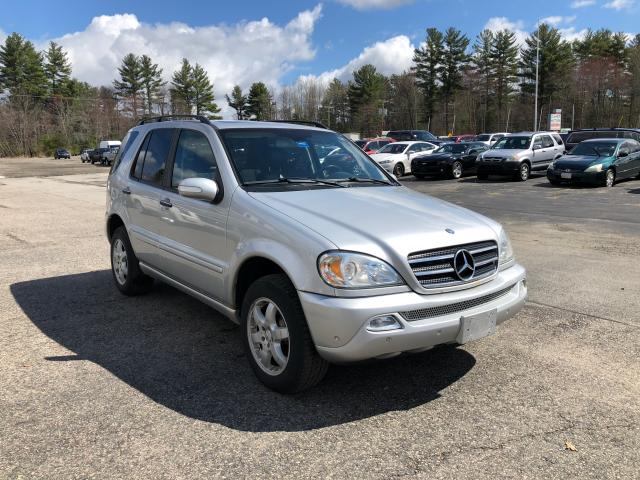 4JGAB75E04A510128 - 2004 MERCEDES-BENZ ML 500 SILVER photo 1