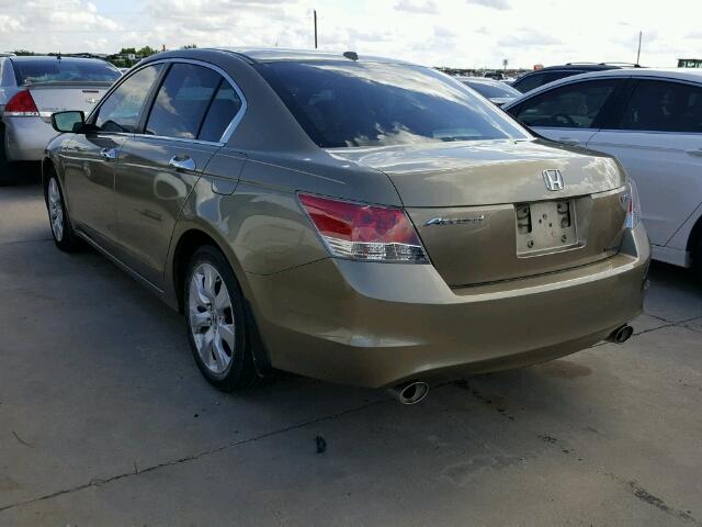 1HGCP36848A002476 - 2008 HONDA ACCORD CREAM photo 3