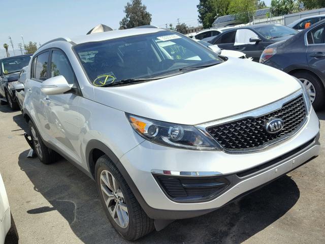 KNDPB3AC7E7547414 - 2014 KIA SPORTAGE B SILVER photo 1