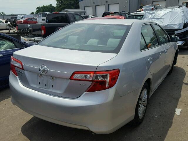 4T1BF1FK5CU047779 - 2012 TOYOTA CAMRY BASE GRAY photo 4