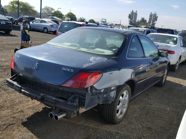 19UYA2247WL009573 - 1998 ACURA 3.0CL BLUE photo 4