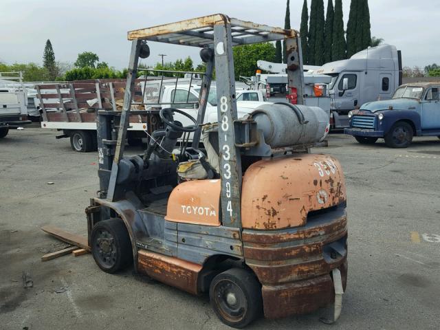 B1LL0FSALE3335775 - 1996 TOYOTA FORKLIFT ORANGE photo 3