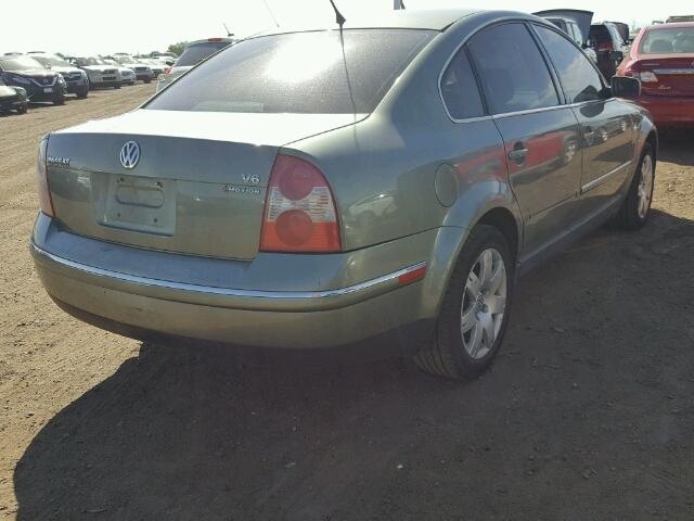 WVWTH63B43P381112 - 2003 VOLKSWAGEN PASSAT GLX GREEN photo 4