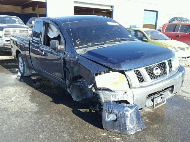 1N6BA0CAXAN308434 - 2010 NISSAN TITAN XE BLUE photo 1