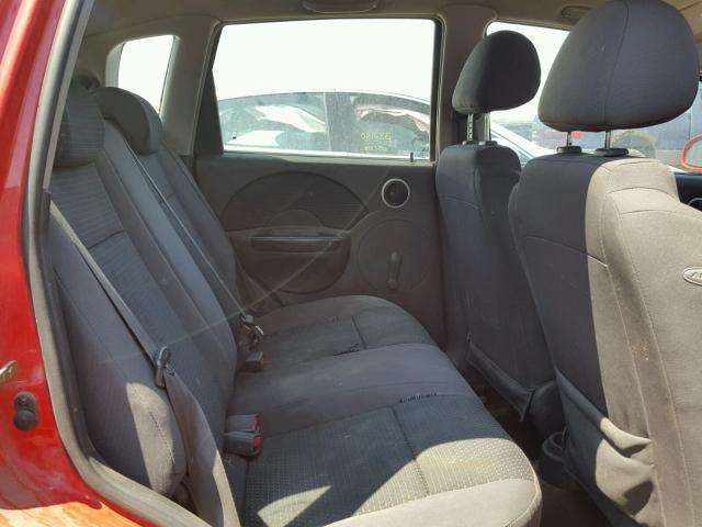 KL1TD66627B722947 - 2007 CHEVROLET AVEO BASE Qırmızı foto 6