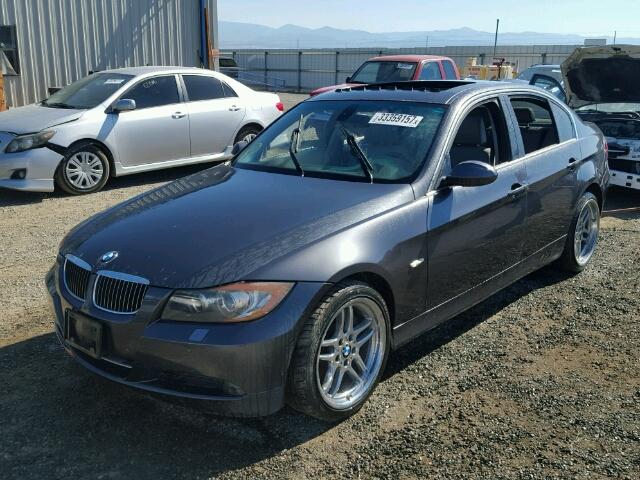 WBAVD53548A010922 - 2008 BMW 335 XI BLACK photo 2