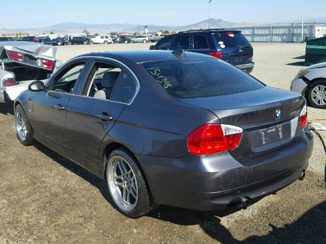 WBAVD53548A010922 - 2008 BMW 335 XI BLACK photo 3