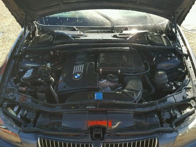 WBAVD53548A010922 - 2008 BMW 335 XI BLACK photo 7