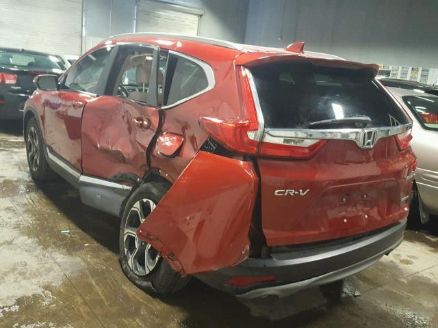 5J6RW2H91HL044808 - 2017 HONDA CR-V TOURI RED photo 3